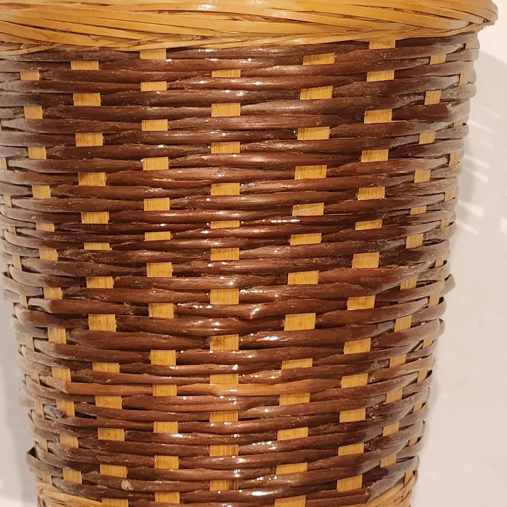 Small Woven Basket Plant Container Flower Pot